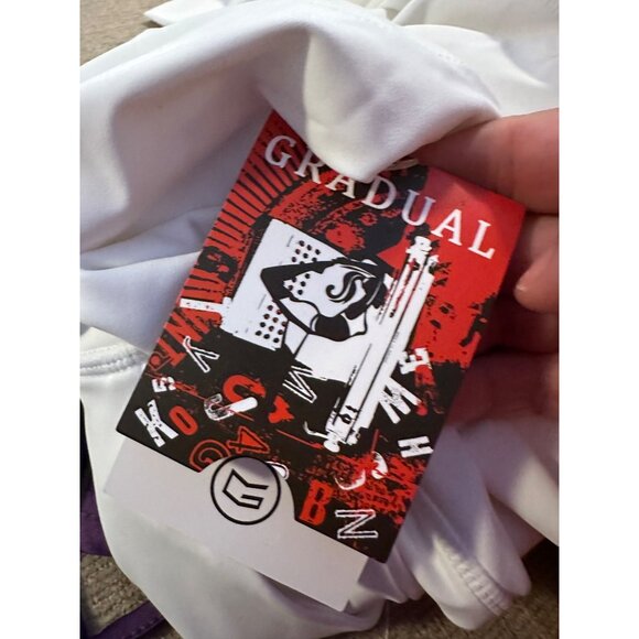 ✌️ 2/$40 ✌️ White G Gradual Women’s Joggers with Pockets sz M - Picture 5 of 6